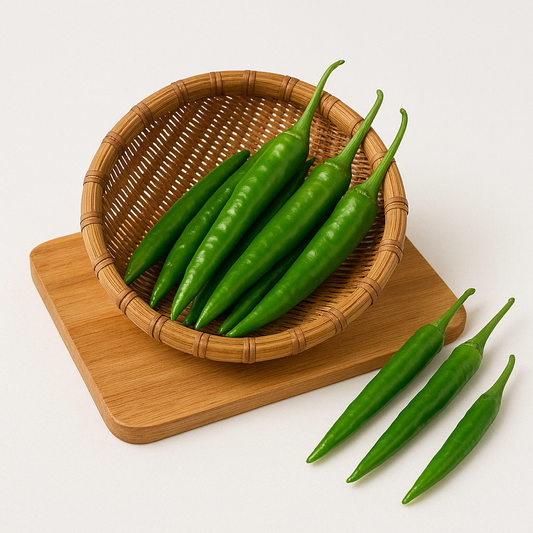 Green Chili हिरवी मिरची (Hirvī Mirchī) 250g